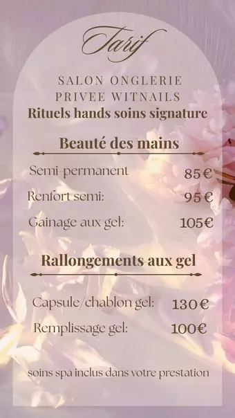 tarif rituels hands